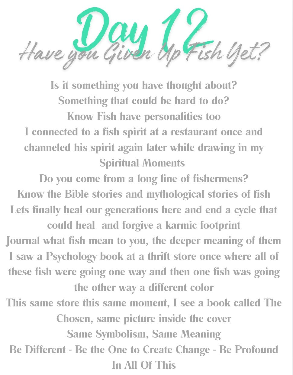 Emotional Transitional Support 30 Day Mindfulness Journeying Journal